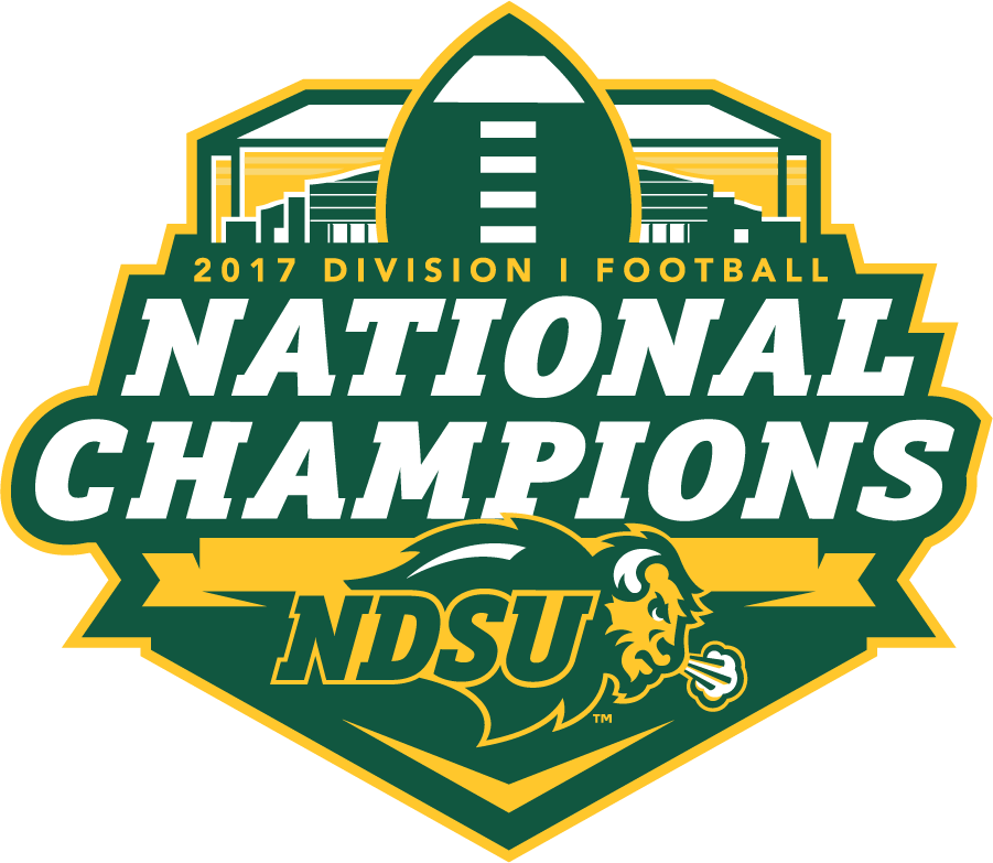 North Dakota State Bison 2017 Champion Logo iron on transfers for T-shirts